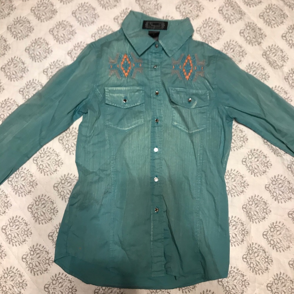 Shyanne embroidered western shirt